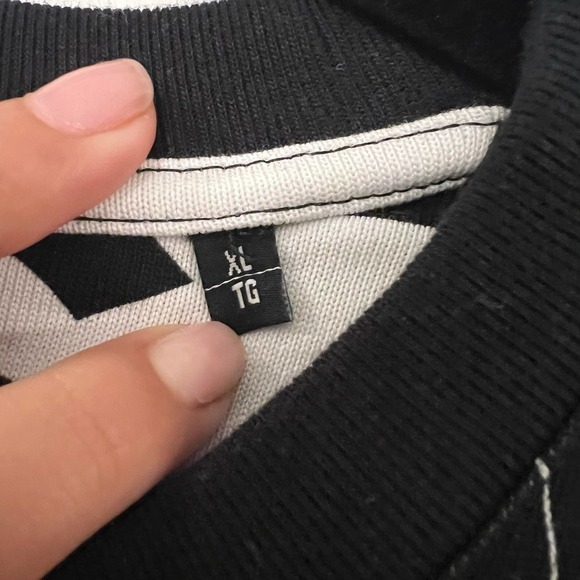 The Kooples Men's Logo T-Shirt XL Black/White - Picture 6 of 6